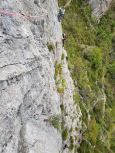 Sortie Aspala à Orpierre : Grande voie