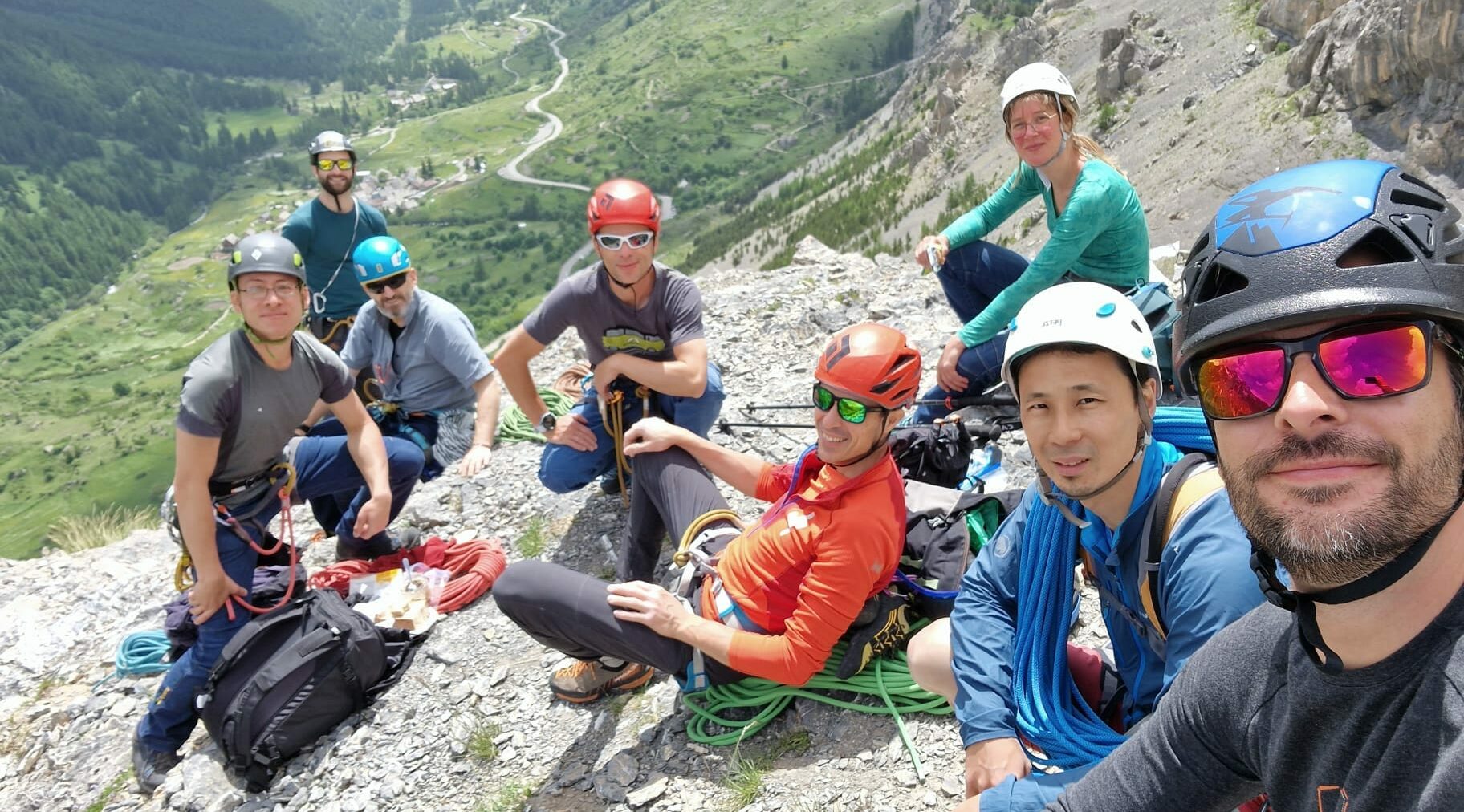 Aspala Escalade sortie grandes voies dans le Briançonnais